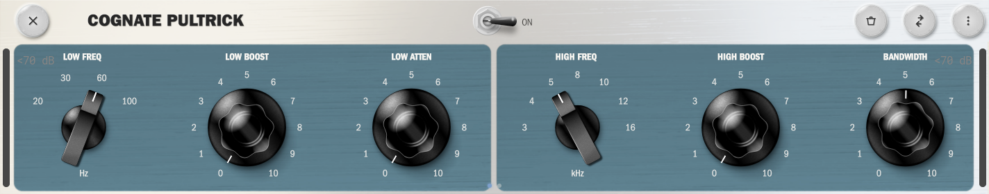 Cognate Instruments Cognate Pultrick — Pultec-style EQ for Darkglass Anagram